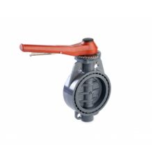 Затвор дисковый ПВХ Ø 63-75 межфланцевый, EPDM, PN10, Hidroten, Испания 1009626 / 1009627