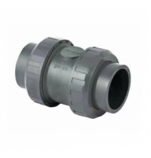 Обратный клапан ПВХ 25, пружинный, под клей, EPDM, PN16, PIMTAS, Турция 214 00 025 2