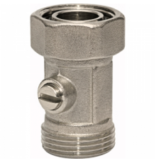 Кран для нижнего подключения радиатора 3/4''ЕК, прямой, STOUT