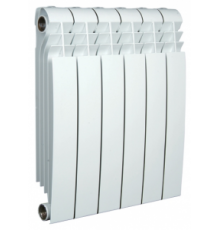 Радиатор биметаллический Royal Thermo BILINER Bianco Traffico 500/6 секций, 1" (Ду25), Q=1026 Вт, 480х574х87 мм, вес 11,40 кг