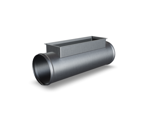Тройник кругло-прямоугольный Ø250/150x300 h=70 L=500