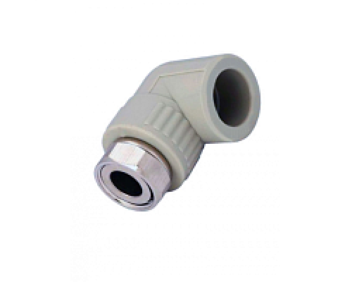 C--TB-Gr Угольник с накидной гайкой 1v 25x 3/4" (серый цв.)