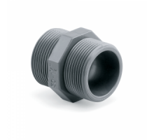Ниппель ПВХ 1/2" НРхНР (1,0 МПа) Hidroten, Испания 1002401