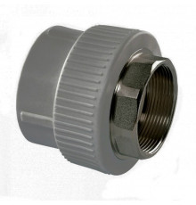 C--TB-Gr Муфта комб. вн.р. 40x1.1/4" под ключ (серый цв.)