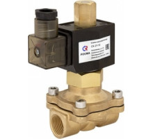 Клапан электромагнитный РОСМА 1", Kvs=10,28 PN10, 220В, НО,(соленоидный) мембранный