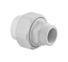 C--TB Муфта пластиковая разъемная нар.р. 1v 20x1/2"