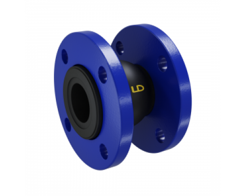 Компенсатор резиновый фланцевый Ду50, PN10/16 Тmax=120 ˚С, LD (Россия)