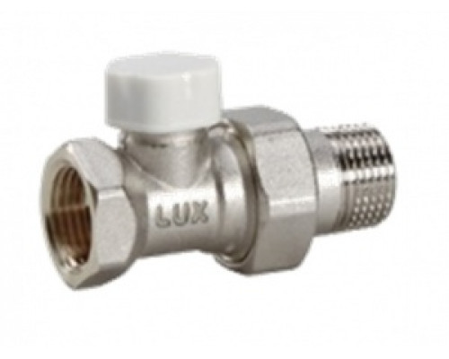 Клапан настроечный для радиатора 1/2", прямой, EASY DD 121, LUXOR