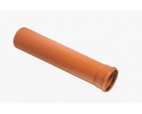 Труба НАРУЖ. EASY PIPE с раструбом 110х3,4х3000 "Политэк"