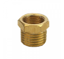 Футорка НР/ВР 3/8" х 1/4 ", латунь без покрытия