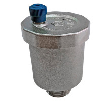 Автоматический воздухоотводчик STOUT SVS-1011-000015, прямое подключение, наружная резьба 1/2", латунь, уплотнительное кольцо - NBR