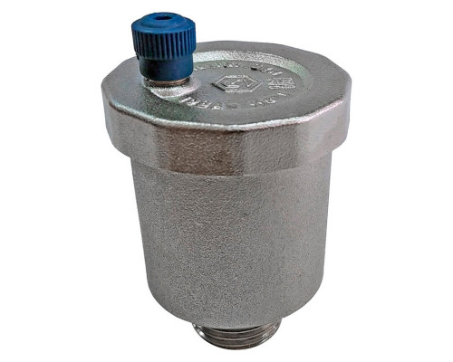 Автоматический воздухоотводчик STOUT SVS-1011-000015, прямое подключение, наружная резьба 1/2", латунь, уплотнительное кольцо - NBR