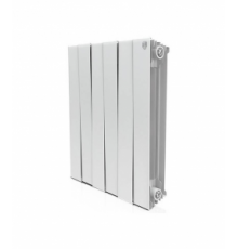 Радиатор биметаллический Royal Thermo PianoForte Bianco Traffico 500/6 секций, 1" (Ду25), Q=1134 Вт, 480х591х100 мм, вес 13,20 кг