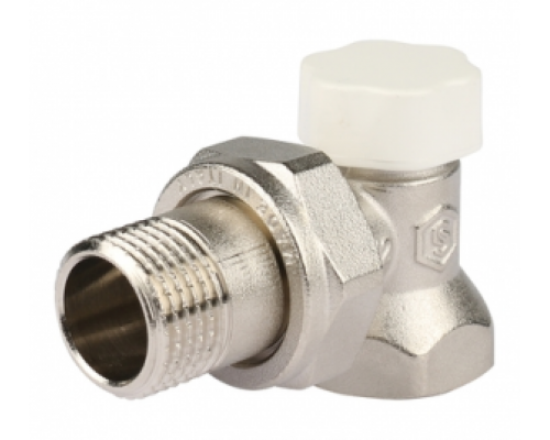 Клапан настроечный для радиатора 1/2", угловой, STOUT
