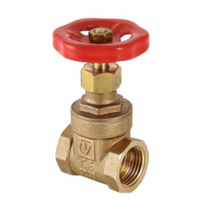 Задвижка муфтовая 3/4", Ду20, PN16, клиновая латунь, Тmax=110°C, VALTEC