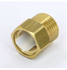 Отсекающий клапан (латунь) для монтажа воздухоотводчика; 3/8" ВР х 1/2" НР; Pmax 1,0 МПа; Тmax 110°С, Emmeti