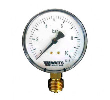Манометр радиальный Watts MDR 100/10 0-10 бар RAD