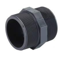 Ниппель ПВХ 1/2" НРхНР (1,6 МПа) TECNO PLASTIC (Италия) RV0NIF200