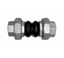 Компенсатор резиновый муфтовый АДЛ FC6 DN15 (1/2"), ВР-ВР, PN10, Тmax. = 95 °C