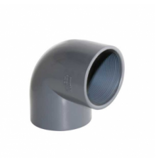 Угольник ПВХ 90° под клей 20х1/2" ВР (1,6 МПа) PIMTAS, Турция 500 10 020 2