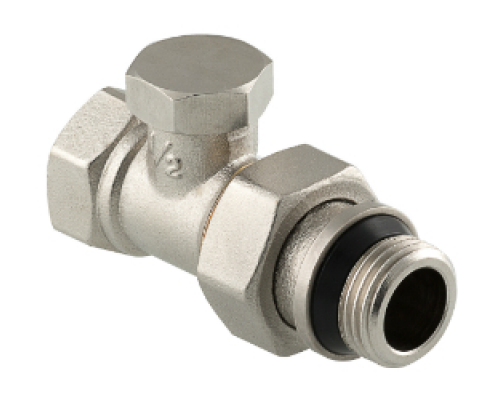 Клапан настроечный для радиатора 1/2", прямой, с доп. уплот., VALTEC