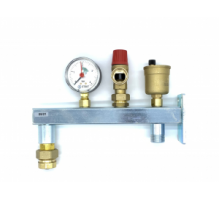 Группа безопасности на консоли мембранного бака 3/4", Рmax=3 бар, l=0.3m, STOUT