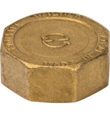 Заглушка латунь без покрытия ВР 1/8" STOUT