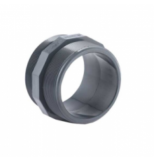 Ниппель двойной ПВХ 1/2" НР/НР (1,6 МПа) PIMTAS, Турция 520 00 020 2