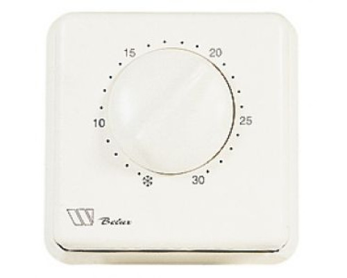 Термостат комнатный BELUX TI-N WATTS, 5-30˚С, 220В, Н.О.-Н.З., механическое управление