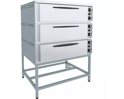Шкаф пекарский ярусный ЭШ-3 (1760х1300х1076 мм, 15,6 кВт , 3 камеры)