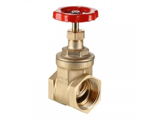 Задвижка муфтовая 1 1/2", Ду40, PN16, клиновая латунь, Тmax=110°C, VALTEC