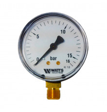 Манометр радиальный Watts MDR 63/16 0-16 бар RAD G 1/4