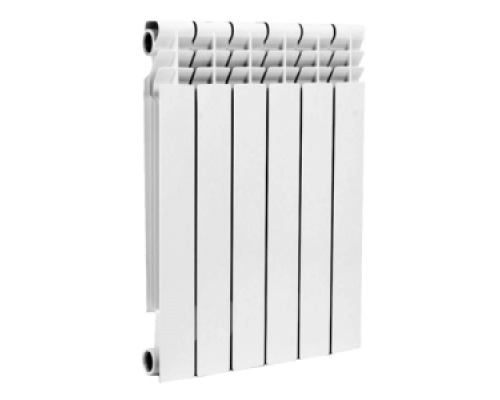 Радиатор алюминиевый Ogint Delta Plus 350/6 секции, 1" (Ду25), Q=618 Вт, 468х417х78 мм, вес 4,32 кг