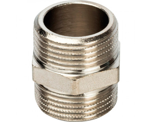 Ниппель наружная резьба 3/4" никелированный