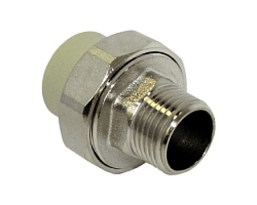 TR-TB-Gr Муфта комб. разъемная нар.р. 25x1/2" (серый цв.)