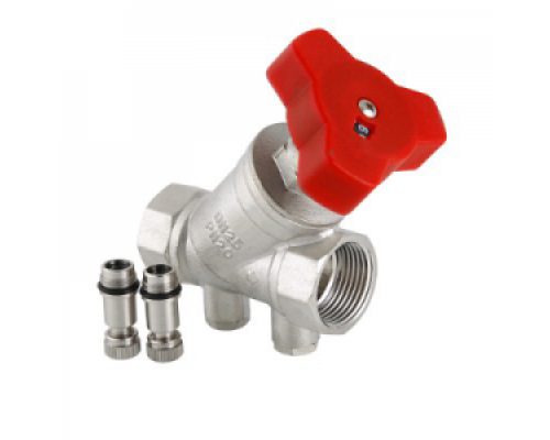 Клапан балансировочный без дренажа муфта-муфта Ду20(3/4") VALTEC; P 1,6МПа; tmax120°C
