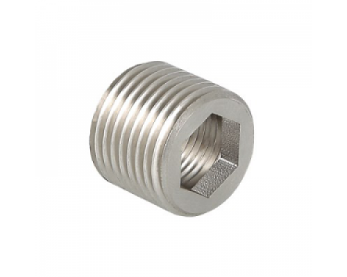 Футорка латунь никел. под шестигранник 1/2"х3/8" НР/ВР VALTEC