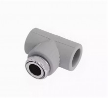 C--TB-Gr Тройник с накидной гайкой 1v 25x 3/4" (серый цв.)