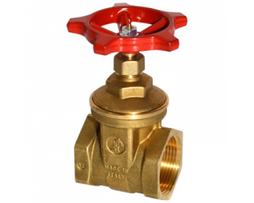 Задвижка муфтовая 1/2", Ду15, PN16, клиновая латунь Тmax=110°C R55, Giacomini