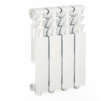 Радиатор алюминиевый Ogint Delta Plus 350/4 секции, 1" (Ду25), Q=412 Вт, 312х417х78 мм, вес 2.88 кг