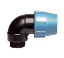 Переходник угловой 90* D25 / R 3/4 (НР) PN10 PPE