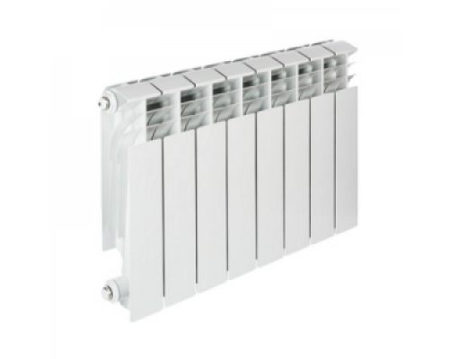 Радиатор алюминиевый TENRAD 350/6 секций, 1" (Ду25), Q=762 Вт, 480х420х94 мм, вес 6,30 кг