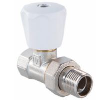 Клапан ручной прямой 1/2" (компактный) VALTEC