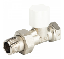 Клапан настроечный для радиатора 1/2", прямой, TEKNA DD 21, LUXOR