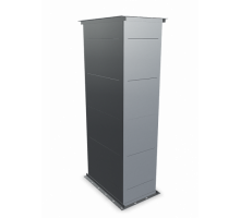 Воздуховод прямоугольный сварной нержавеющий 1100x1100 L=1250
