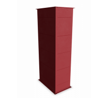 Воздуховод прямоугольный сварной 1400x600 L=1160