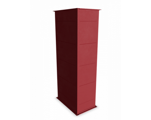 Воздуховод прямоугольный сварной 1100x1100 L=1250