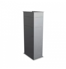 Воздуховод прямоугольный алюминиевый 700x400 L=1160