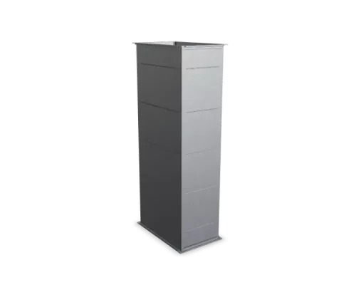 Воздуховод прямоугольный оцинкованный 100x100 L=1250