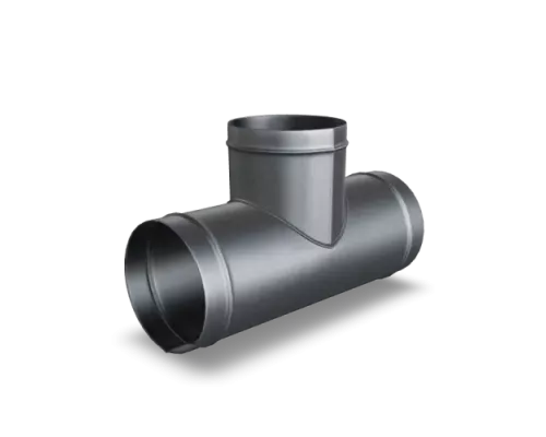 Тройник круглый Ø560/Ø200 L1=340 L2=70